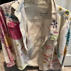 Teddy Fresh Colorful Graphic polo shirt - Preloved